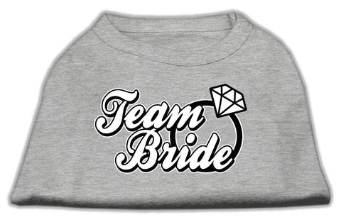 Team Bride Screen Print Shirt Grey XS (8)