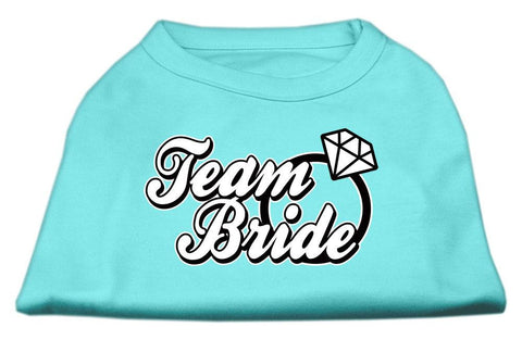 Team Bride Screen Print Shirt Aqua XXXL (20)