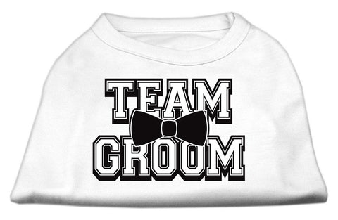 Team Groom Screen Print Shirt White XL (16)