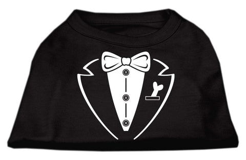 Tuxedo Screen Print Shirt Black XL (16)