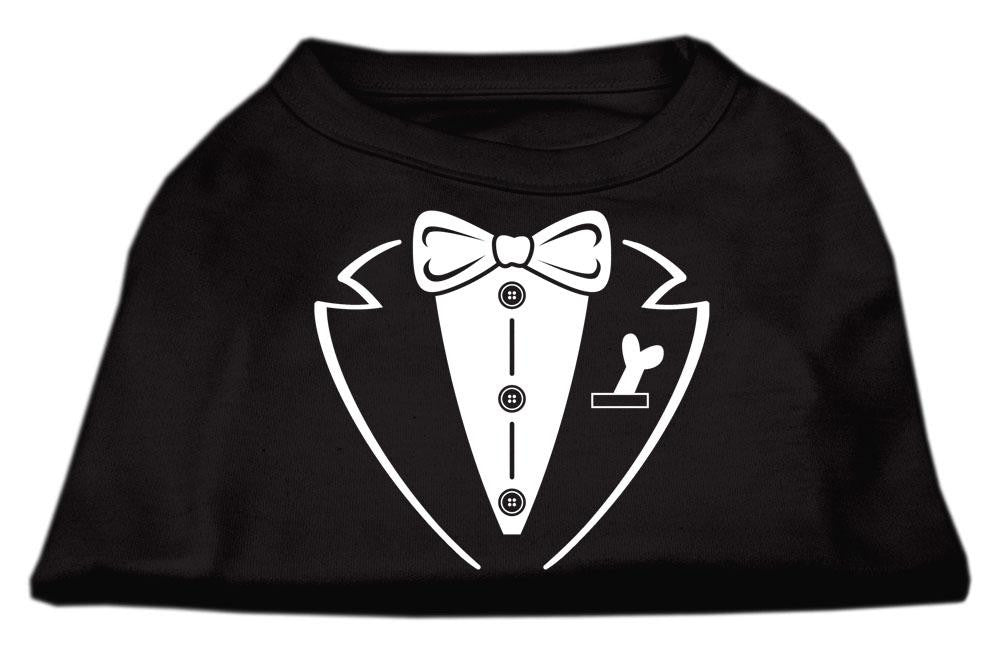 Tuxedo Screen Print Shirt Black XXXL (20)