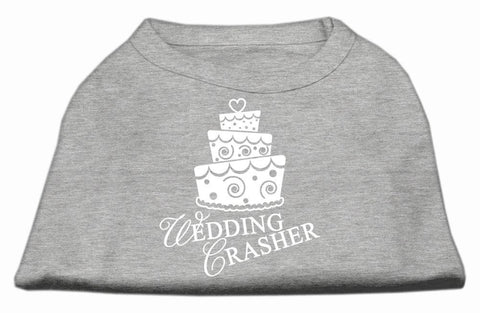 Wedding Crasher Screen Print Shirt Grey Lg (14)