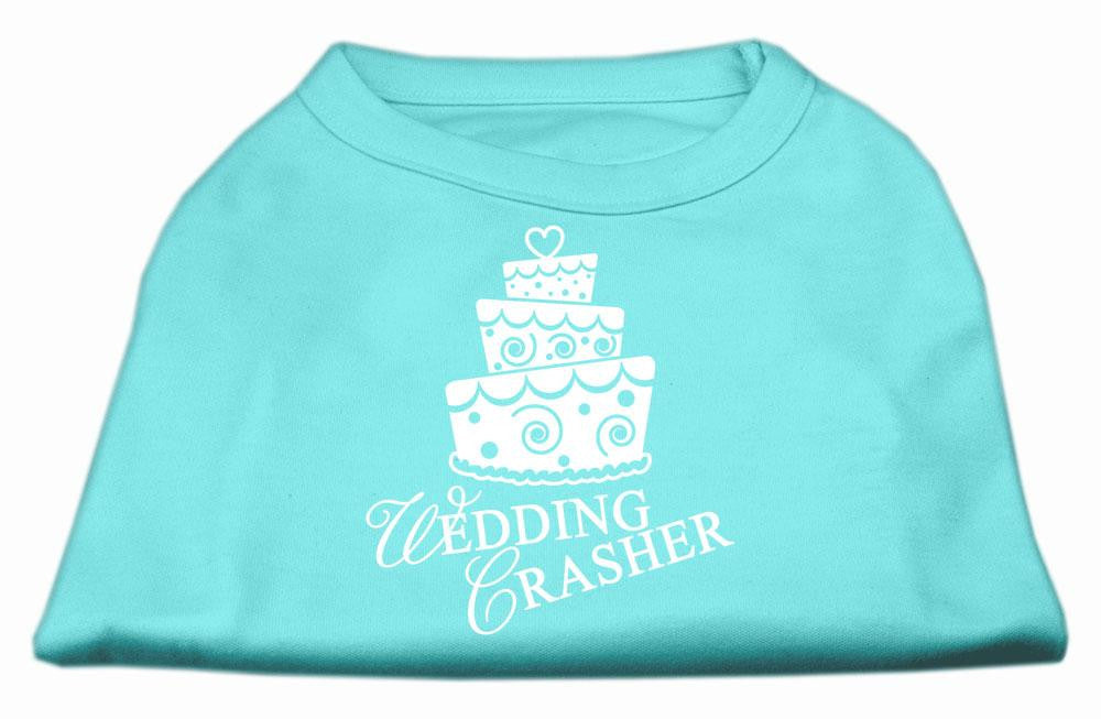 Wedding Crasher Screen Print Shirt Aqua Med (12)