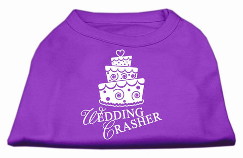 Wedding Crasher Screen Print Shirt Purple XL (16)