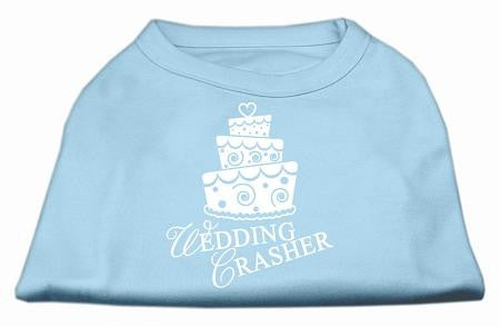 Wedding Crasher Screen Print Shirt Baby Blue XXL (18)