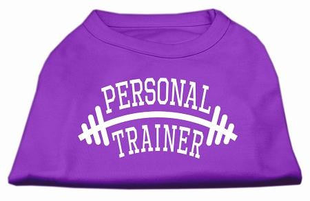 Personal Trainer Screen Print Shirt Purple XS (8)