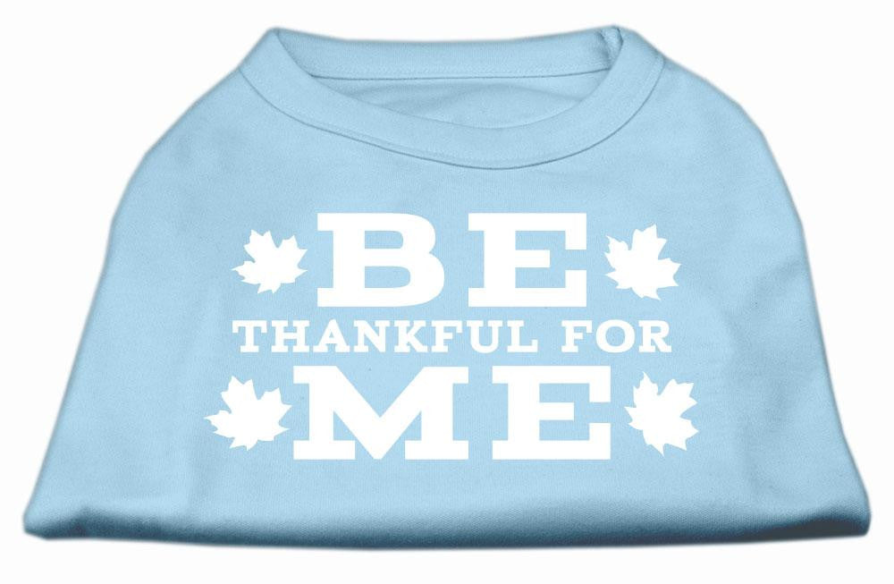 Be Thankful for Me Screen Print Shirt Baby Blue L (14)