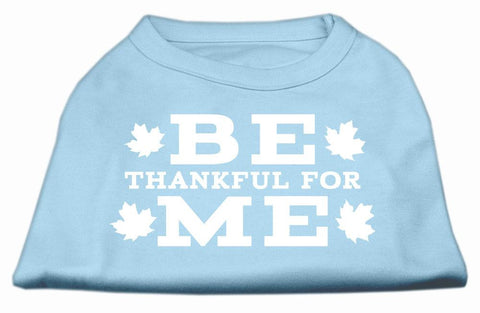 Be Thankful for Me Screen Print Shirt Baby Blue XL (16)