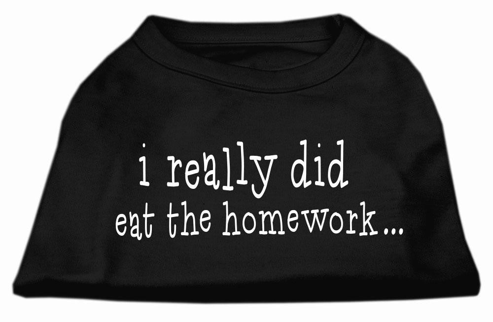 I really did eat the Homework Screen Print Shirt Black M (12)