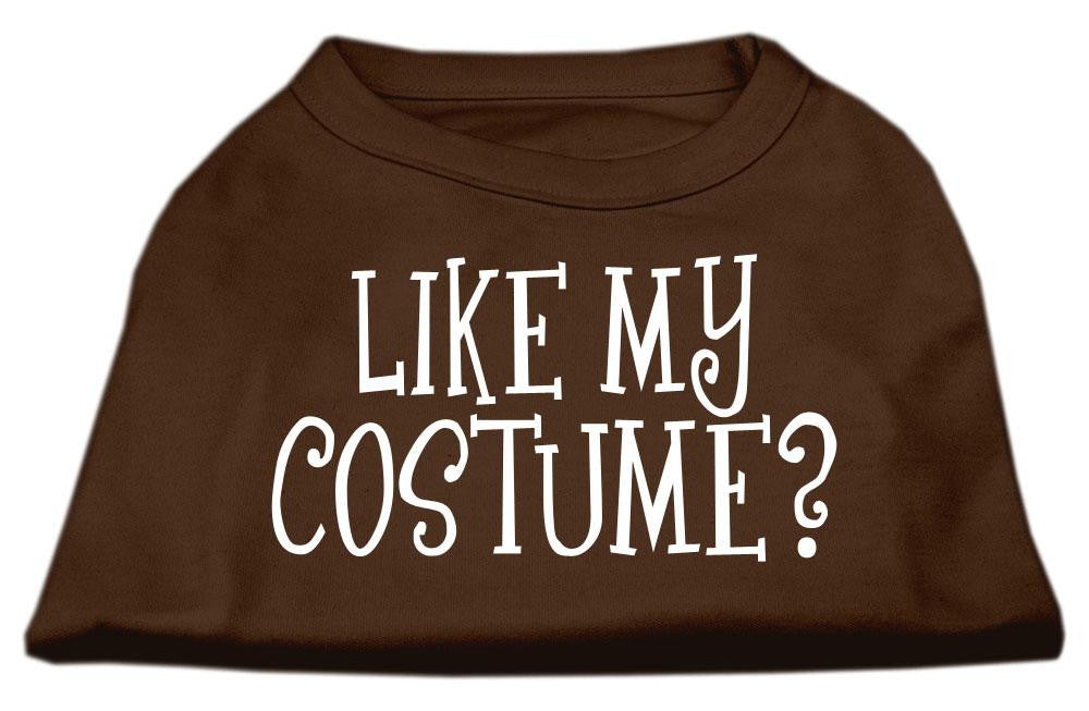 Like my costume? Screen Print Shirt Brown Lg (14)