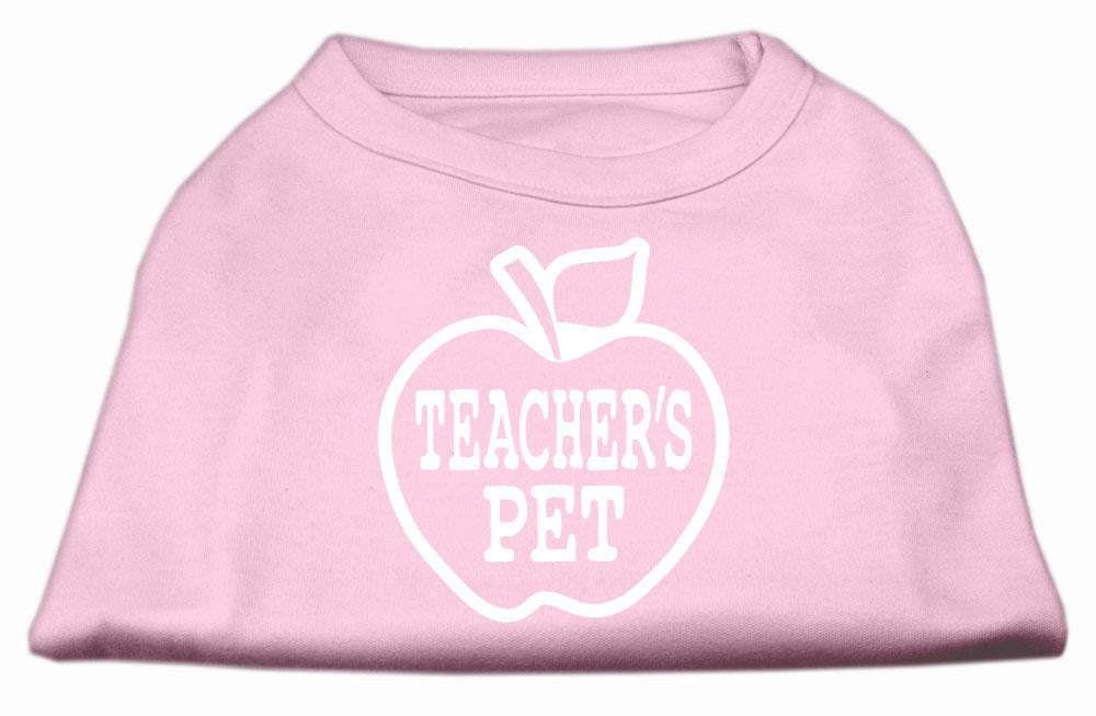 Teachers Pet Screen Print Shirt Light Pink L (14)