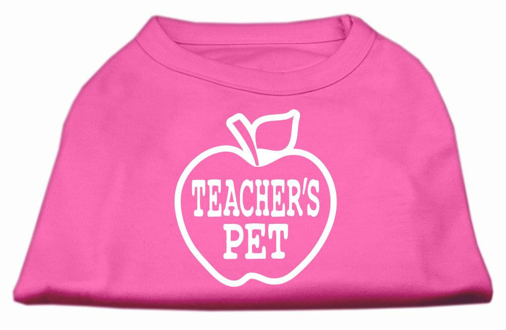 Teachers Pet Screen Print Shirt Bright Pink XXXL(20)