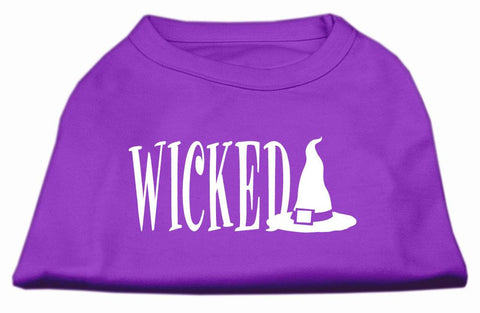 Wicked Screen Print Shirt Purple M (12)