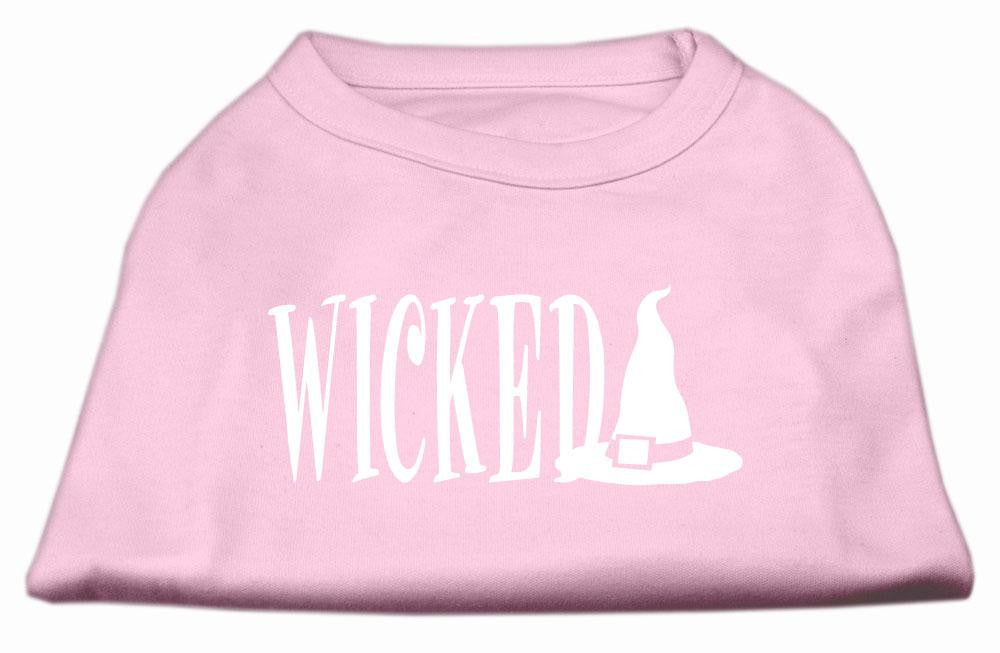 Wicked Screen Print Shirt Light Pink S (10)