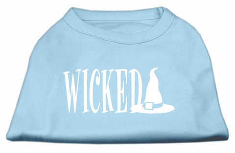 Wicked Screen Print Shirt Baby Blue XXL (18)