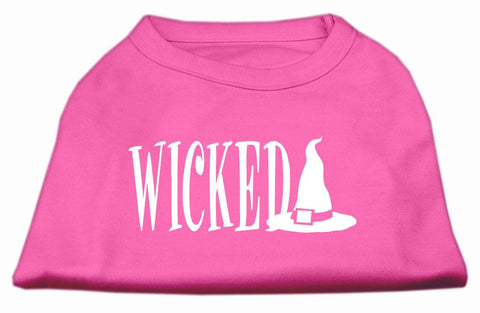 Wicked Screen Print Shirt Bright Pink XXL (18)