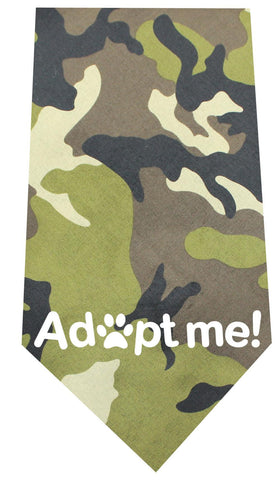 Adopt Me Screen Print Bandana Green Camo