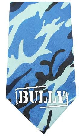 Bully Screen Print Bandana Blue Camo