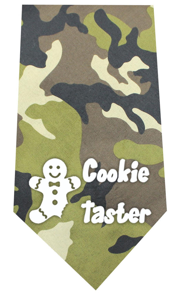 Cookie Taster Screen Print Bandana Green Camo