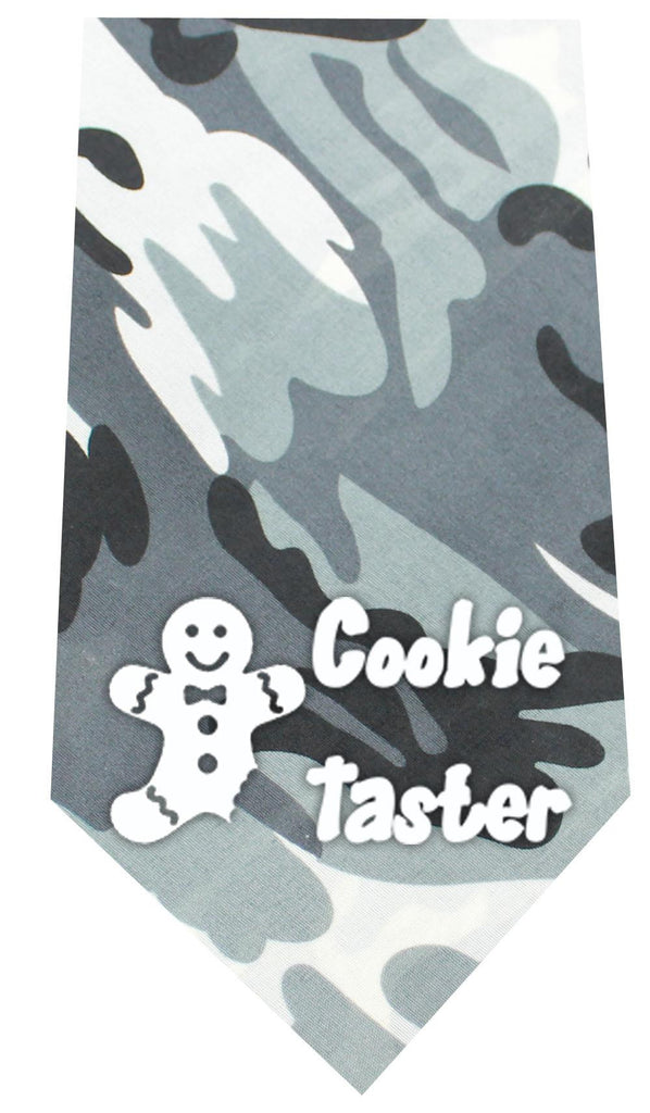 Cookie Taster Screen Print Bandana Grey Camo