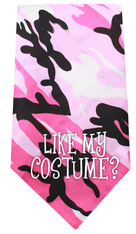 Like my Costume Screen Print Bandana Pink Camo