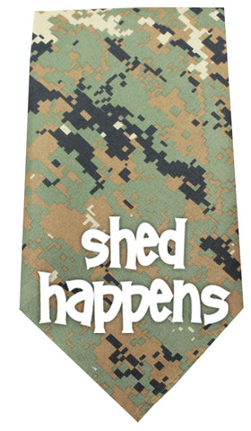 Shed Happens Screen Print Bandana Digital Camo