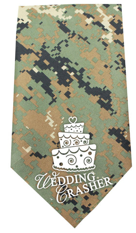 Wedding Crasher Screen Print Bandana Digital Camo