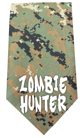 Zombie Hunter Screen Print Bandana Digital Camo