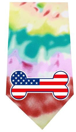 America Bone Flag Screen Print Bandana Tie Dye