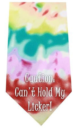 Cant Hold Licker Screen Print Bandana Tie Dye