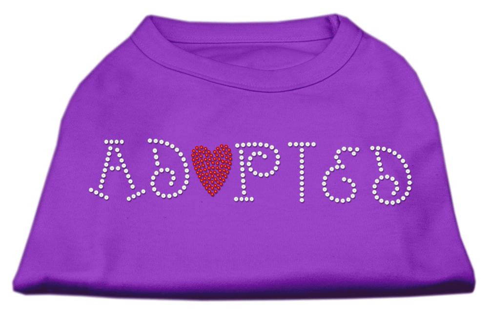 Adopted Rhinestone Shirt Purple XS (8)