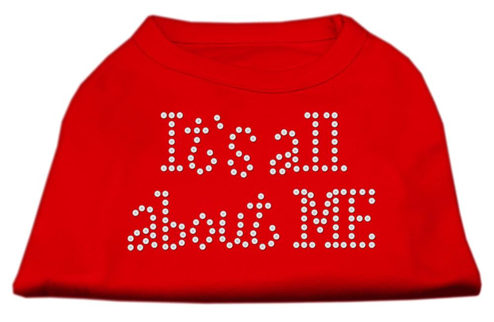 It's All About Me Rhinestone Shirts Red L (14)