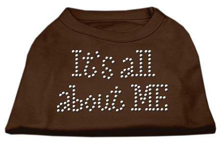 It's All About Me Rhinestone Shirts Brown Sm (10)