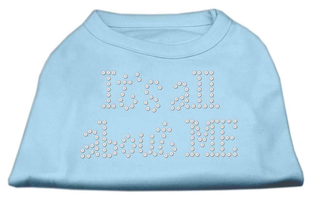 It's All About Me Rhinestone Shirts Baby Blue XL (16)