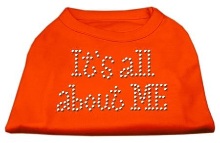 It's All About Me Rhinestone Shirts Orange XL (16)