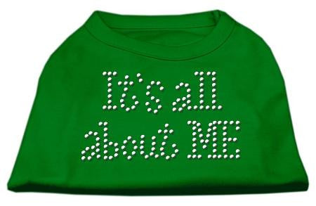 It's All About Me Rhinestone Shirts Emerald Green XXL (18)