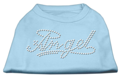 Angel Rhinestud Shirt Baby Blue M (12)