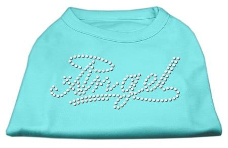 Angel Rhinestud Shirt Aqua XL (16)