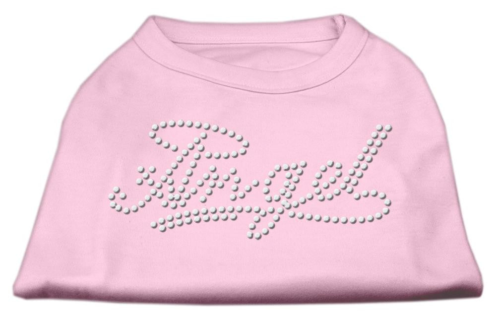 Angel Rhinestud Shirt Light Pink XS (8)