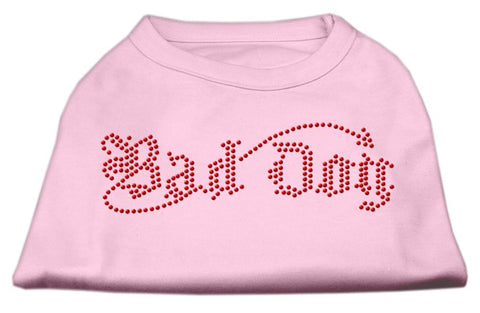 Bad Dog Rhinestone Shirts Light Pink L (14)