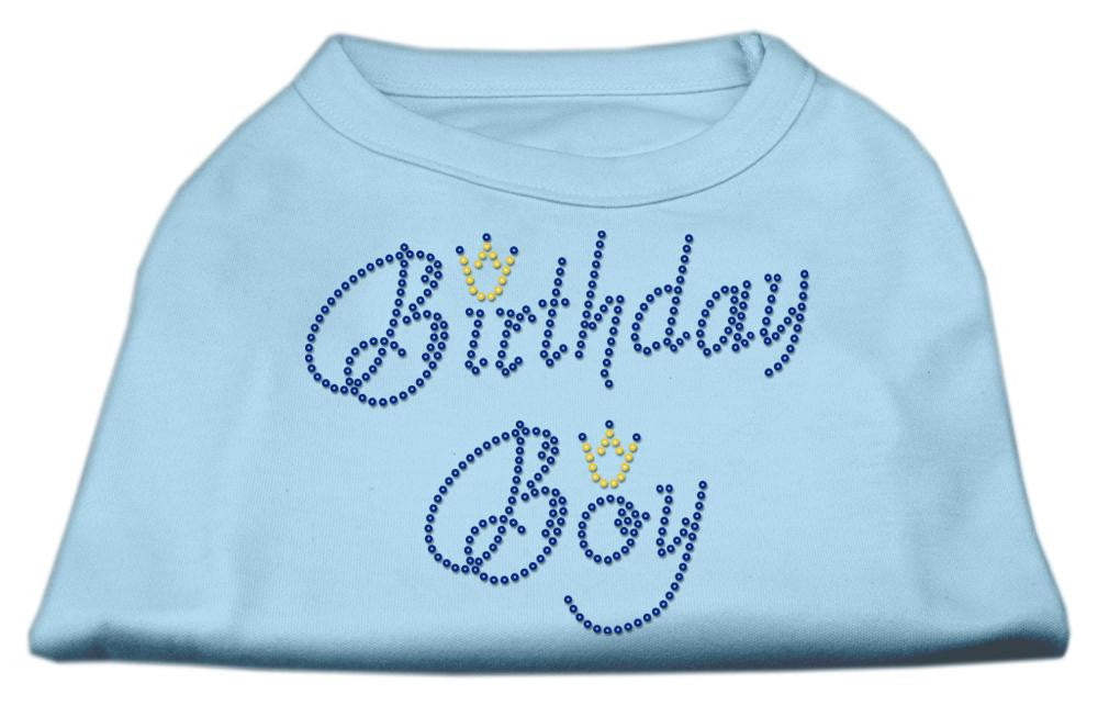 Birthday Boy Rhinestone Shirts Baby Blue XL (16)