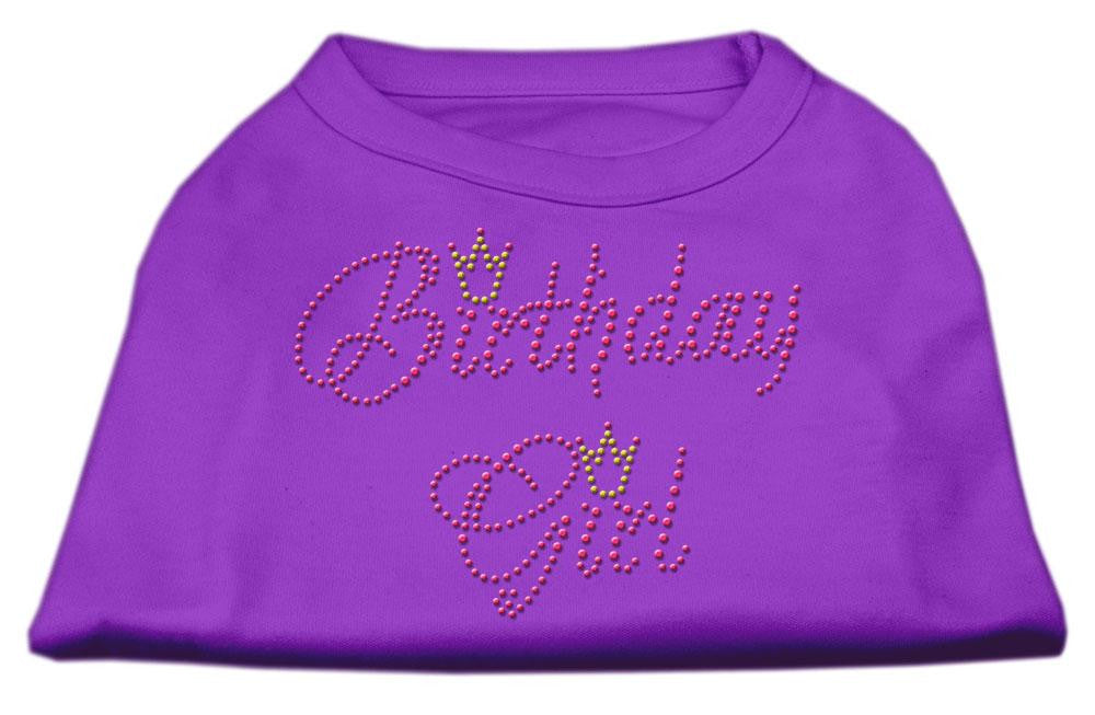 Birthday Girl Rhinestone Shirt Purple M (12)