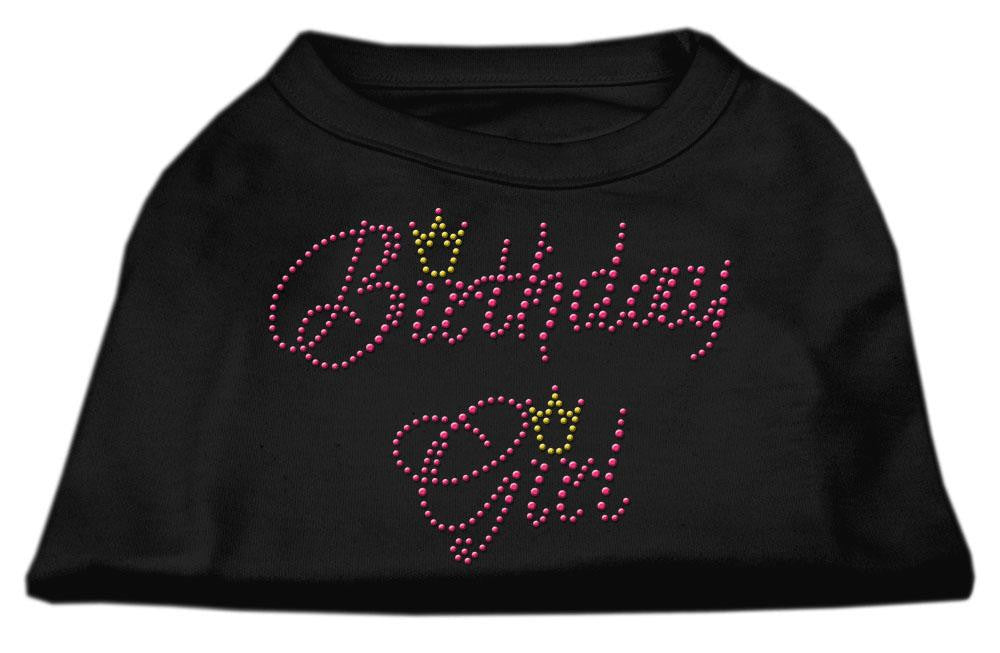 Birthday Girl Rhinestone Shirt Black XXXL(20)