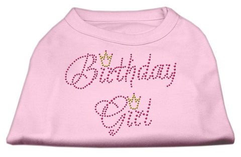 Birthday Girl Rhinestone Shirt Light Pink XXXL(20)