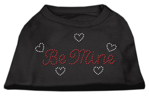 Be Mine Rhinestone Shirts Black XXL (18)