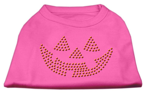 Jack O' Lantern Rhinestone Shirts Bright Pink XXL (18)