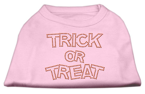 Trick or Treat Rhinestone Shirts Light Pink L (14)