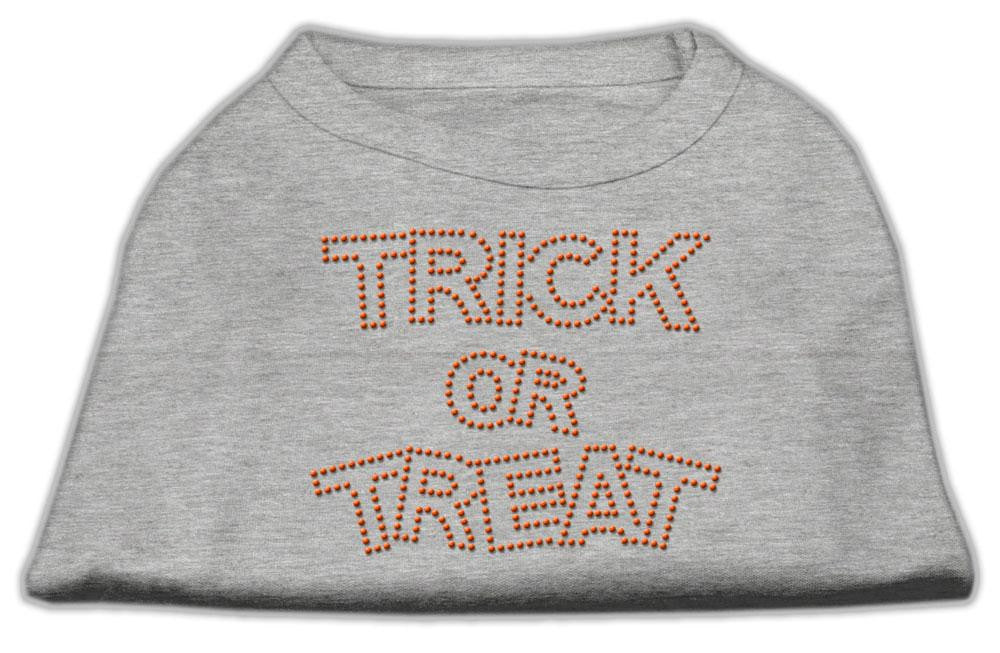 Trick or Treat Rhinestone Shirts Grey M (12)