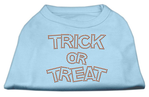 Trick or Treat Rhinestone Shirts Baby Blue XXL (18)