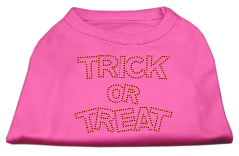 Trick or Treat Rhinestone Shirts Bright Pink XXXL(20)